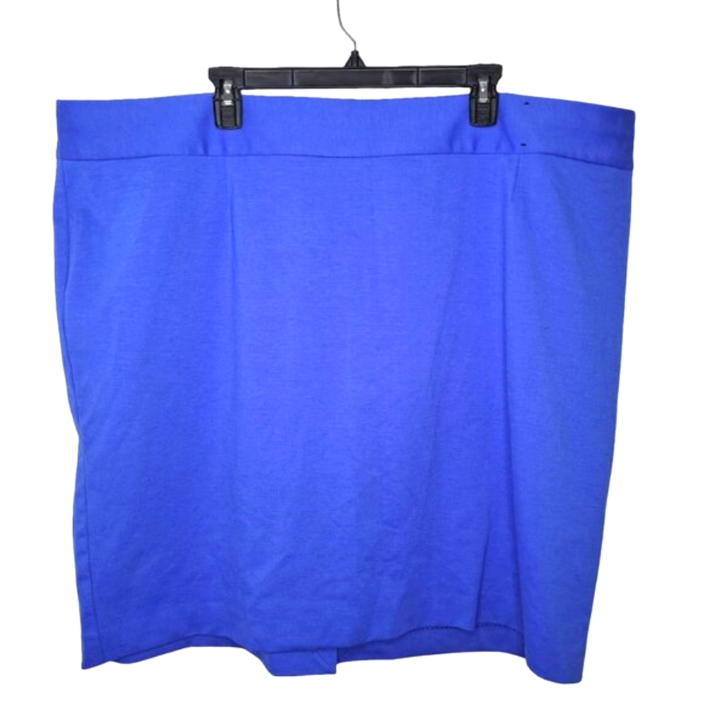 Lane Bryant Blue Office Career Business Skirt Plus Size 28